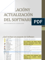 Instalacióny Actualización Del Sóftware