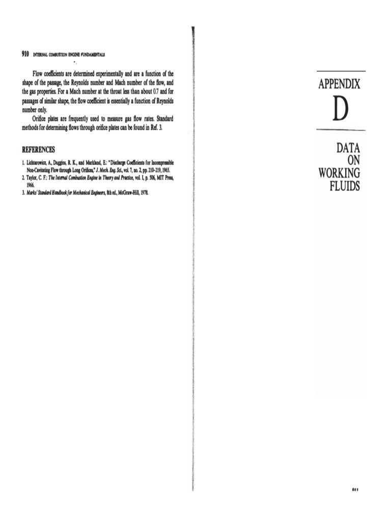 TablasProps Heywood - Internal Combustion Engine Fundamentals1 | PDF