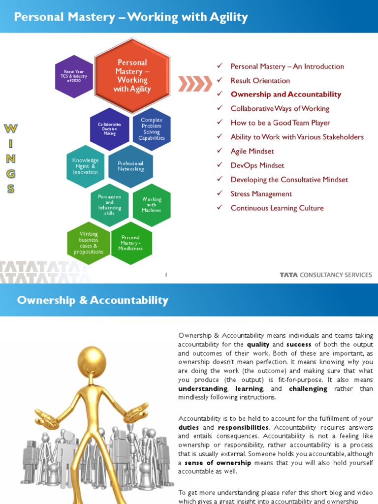 Fostering Ownership and Accountability at Work | PDF | Self-Improvement