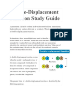 Double-Displacement Reaction Study Guide