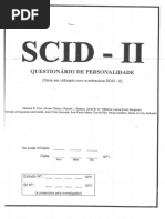 Questionário SCID-5 para Avaliação de Personalidade | PDF | Pensamento ...