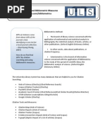 Download Citation Searching and Bibliometric Measures Handout by rkear24 SN64072839 doc pdf