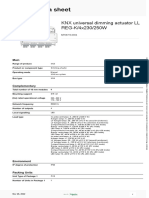 KNX universal dimming actuator LL REG-K/4x230/250W product data sheet