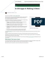 Learn To Code iOS Apps 4: Making It Beau-Tiful: Mike Jaoudi