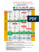 Acadamic Calendar