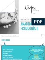 Neumología: Anatomo-Fisiología Ii