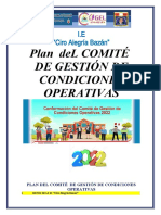 Plan de Comite de Gestión de Condiciones Operativas-Cab-2022