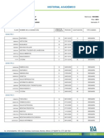 Historial Académico: Clave Nombre de La Asignatura Creditos Cursados Periodo Calificacion Tipo Examen