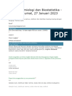 UAS Epidemiologi Dan Biostatistika