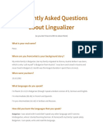 Lingualizer's Q&A