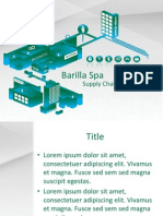 Barilla Spa: Supply Chain Network