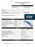 Planeamiento Estratégico de Ti: Matriz Plan de Mejora Continua