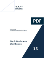 Nutrición Durante El Embarazo: Máster en