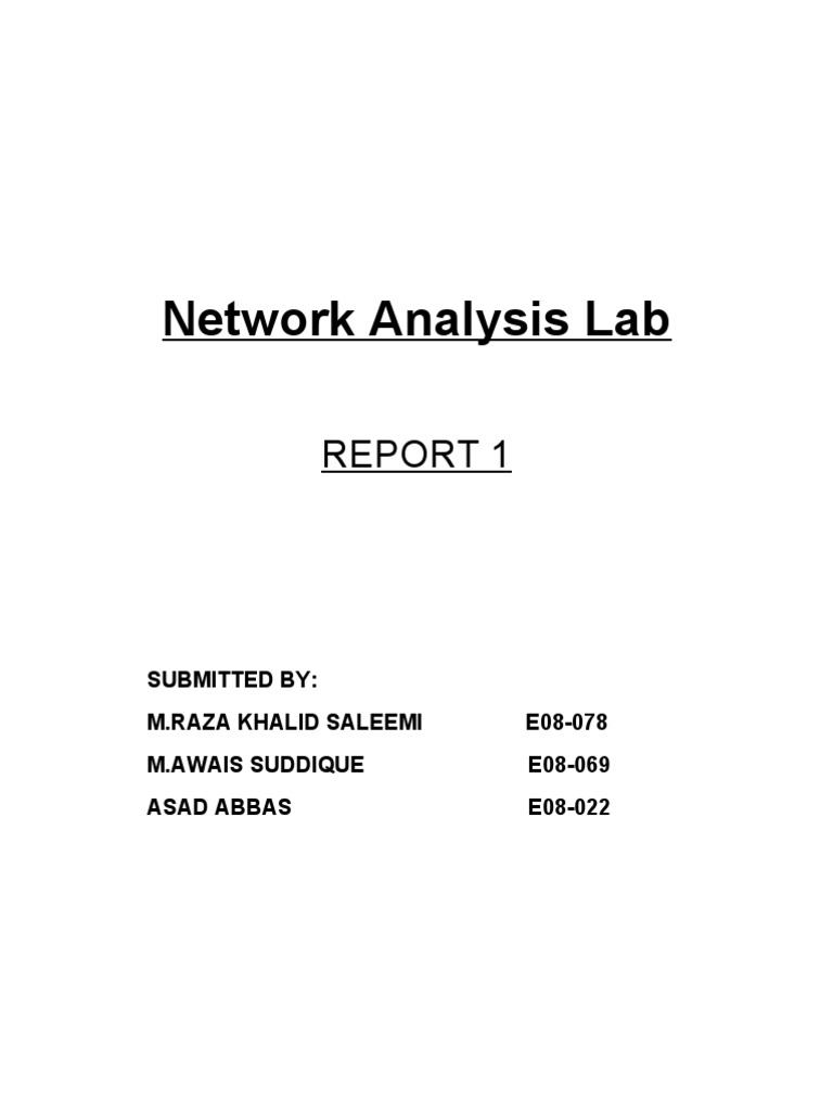 Network Analysis Lab Report on Theorems | PDF | Analog Circuits | Force