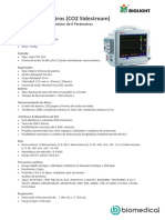 Q5 + 6 Parámetros (CO2 Sidestream) : Monitor de Paciente Modular de 6 Parámetros Marca: Biolight - China
