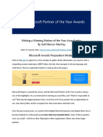 Writing A Winning Partner of The Year Award Entry by Gail Mercer-Mackay