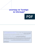 Governança de Tecnologia Da Informação