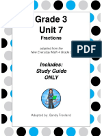 Grade 3 Unit 7: Includes: Study Guide Only