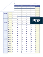 Calendario Semanal 2022: Este Calendario de Excel Está Diseñado para Ser Usado Fácilmente Como Un Planif