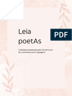 Leia Poetas: Coletânea Preparada Pelo Terceiro Ano de Licenciatura em Linguagens