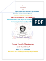 Diploma in Civil Engineering: of Maharashtra State Board of Technical Education Government of Maharashtra, Mumbai