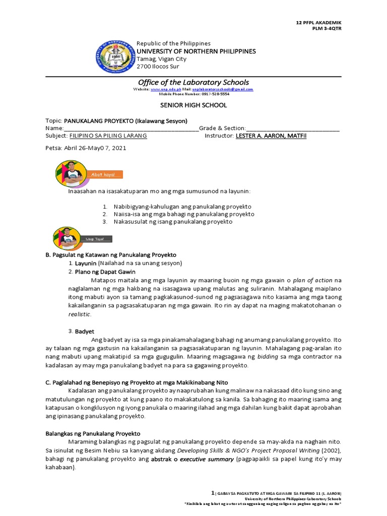 Filipino Sa Piling Larang | PDF