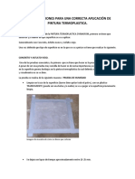 Recomendaciones para Una Correcta Aplicación de Pintura Termoplastica