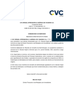 CVC Brasil Operadora E Agência de Viagens S.A.: Companhia Aberta
