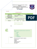 Plan de Acompañamiento: Nombre Del Docente Yuliana Garrido Garrido