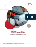User Manual: Command Console Application