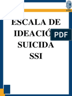 Escala de Ideación Suicida SSI