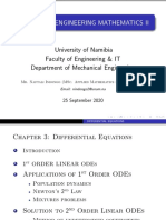 Tegm3592: Engineering Mathematics Ii