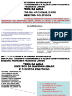 Tema Da Aula Direitos Da Nacionalidade E Direitos Políticos: Art. 12. São Brasileiros