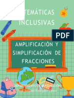 Matemáticas Inclusivas: Amplificación Y Simplificación de Fracciones