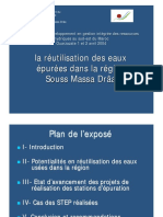 La Réutilisation Des Eaux Épurées Dans La Région Souss Massa Drâa