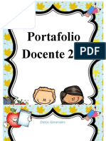 Portafolio Docente 2023: Datos Generales