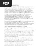 La búsqueda desmedida del placer