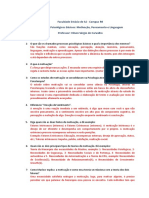 Faculdade Estácio de Sá - Campus R9 Processos Psicológicos Básicos: Motivação, Pensamento e Linguagem Professor: Vilson Sérgio de Carvalho