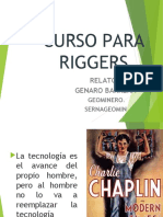 Curso para Riggers: Relator Genaro Barrera
