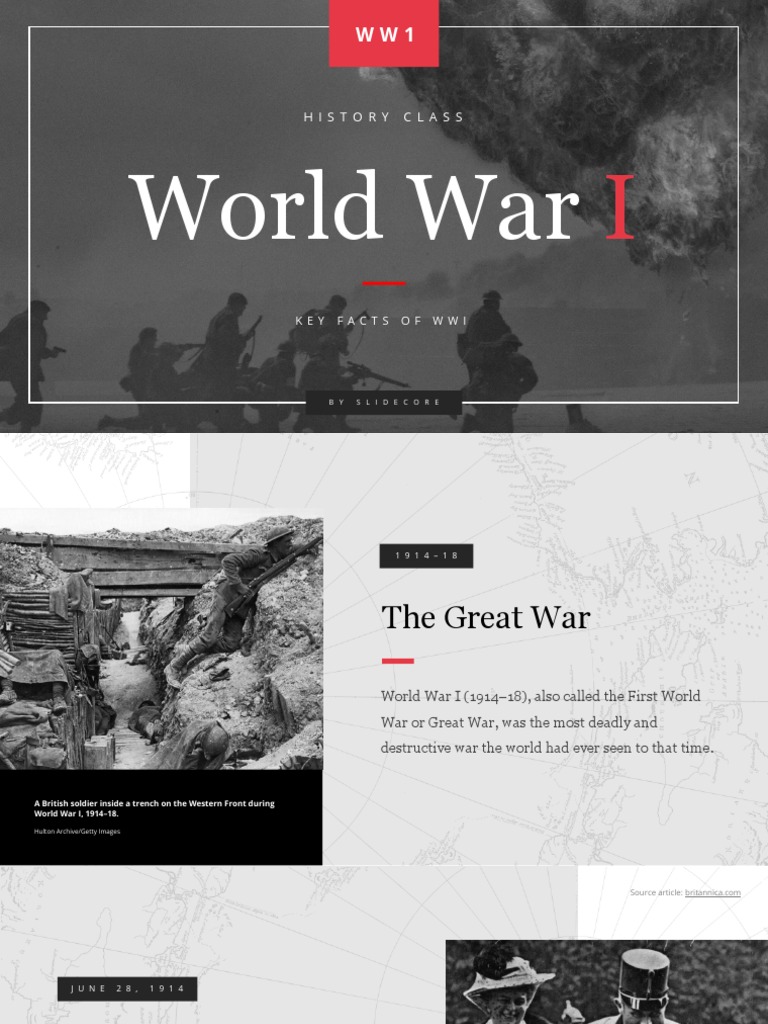 World War I Overview and Key Facts | PDF | World War I | Allies Of ...