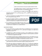 Guía 3. Transmisión de Calor, Equilibrio y Dilatación Térmica