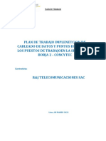 Plan de Trabajo Puntos de Red - 2023 La Rambla