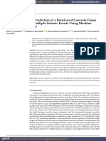 Structural Damage Prediction of A Reinforced Concrete