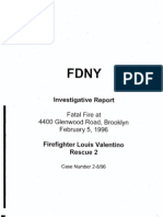 FDNY Report On Fatal Fire, February 5, 1996