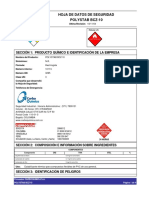 Hoja de datos de seguridad Polystab BCZ-10