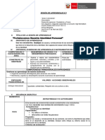 "Fortalecemos Nuestra Identidad Personal": Sesión de Aprendizaje N°3 I