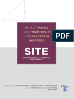 De Pasos para Trámites de La Dirección De: Sistema Integral Electrónicos