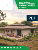Sistema de Paredes Internas Y Externas Plyrock: Guía de Instalación