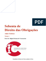 Direito Das Obrigações TEÓRICAS TURMA 1