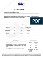 Suavizante de Telas Alto Desempeño Proceso Frío - Formulas LAR